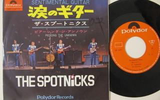 The Spotnicks Sentimental Guitar 7" sinkku Japanilainen