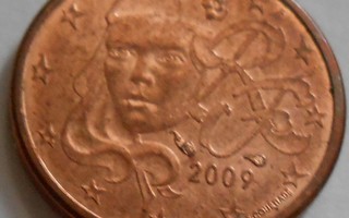 RANSKA  1 Cent v.2009  KM#1282  circ.