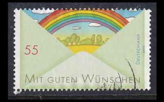 Saksa 2786 o Tervehdysmerkki sateenkaari (2010)