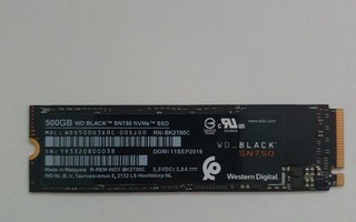 WD Black M.2 SSD 500GB