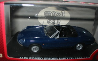 Maxi car 1/43 Alfa Spider coda longa uusi paketissa