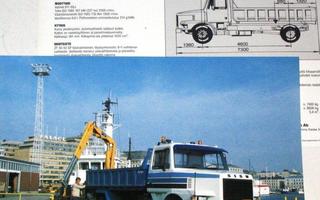 1983 Sisu SL 170 kuorma-auto esite - KUIN UUSI  - suom