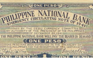 Philippiinit 1 peso 1941