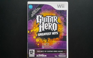 Wii: Guitar Hero Greatest Hits peli (2009)