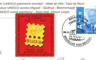 Belgica ´06 postimerkkinäyttelyn hieno leimaus