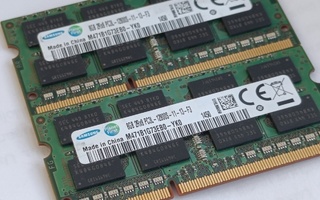 16GB (2x8GB) DDR3 1600MHZ Kannettavan kammat Sodimm