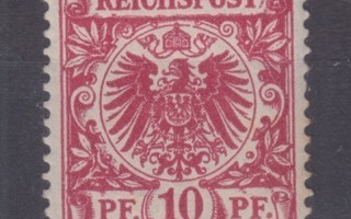 Saksa Reich 1889 5 pf postituoreena.