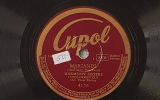 Savikiekko 1949 - Harmony Sisters - Cupol 4156