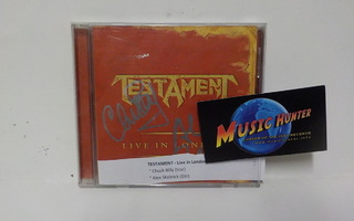 TESTAMENT - LIVE IN LONDON CD + KAKSI NIMMARIA