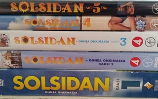 Solsidan - Onnea Onkimassa - Kaudet 1-5 -DVD.Suomijulkaisut
