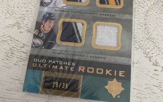 UD 2013/14 Ultimate Rookie Duo Patches  Rasmus Ristolainen