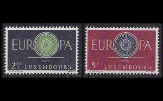 Luxemburg 629-30 ** Europa (1960)
