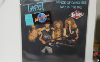 TAROT- WINGS OF DARKNESS/ BACK IN THE FIRE EX+/M- 12" SINGLE