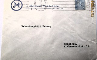 1958 Rovaniemi Puukkotehdas J Marttiini kuori