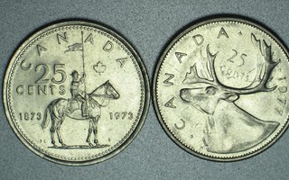 Kanada 25 c 1973 ja 1977