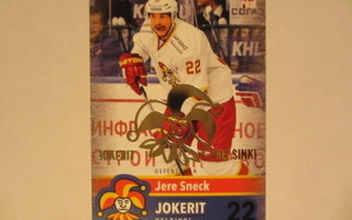 Jere Sneck /50 tehty KHL 2015-16 Jokerit Sereal