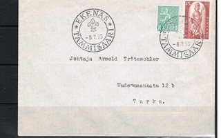 1955  Ekenäs Tammisaari - Partioleiri