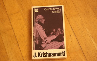 J Krishnamurti Oivalluskyky herää I D1