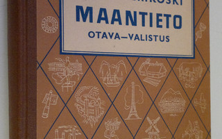 Väinö Auer : Maantieto : kansakouluja varten