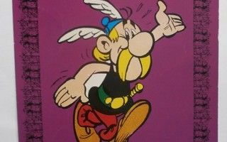 Asterix tervehtii, vanhempi piirrospk, kulk. Länsi-Saksaan