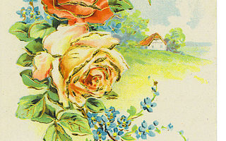 Ruusut , "kultakoristelulla", talo.  v.1929