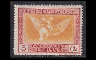 Espanja 486 ** Goya lentoposti 5 C (1930)