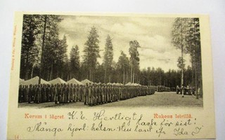 Rukous leirillä- 1902 julk Clouberg Viipuri