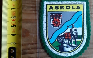 Askola vintage kangasmerkki.