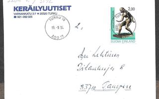 Postilähetys - W. Aaltonen 1994 (LAPE 1238) Turku 10 19.9.94