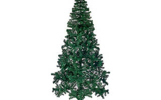 Joulupuu 210 cm Vihreä Metalli Muovinen