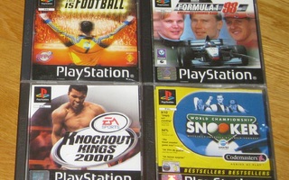 PACK 31 This is football Formula 1 98 Knockout Kings PS1