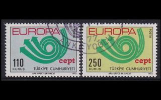 Turkki 2280-1 o Europa (1973)