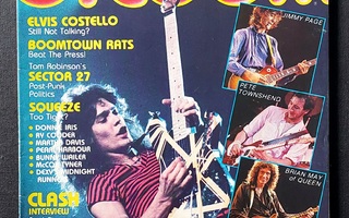 Creem Magazine 1981 : Elvis Costello , The Clash , Van Halen