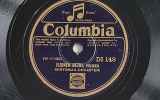 Savikiekko 1930 - Siirtomaa orkesteri - Columbia DI 148