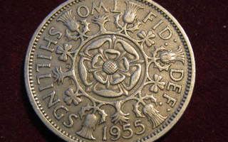 2 shillings 1955 Iso-Britannia-Great Britain