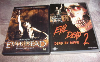 Evil Dead 1 & Evil Dead 2 - Dead By Dawn DVD - LEVYT