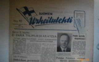 Suomen Urheilulehti Nro 93/1951 (25.2)