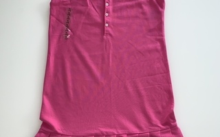 RALPH LAUREN pinkki hihaton PIKEEMEKKO (16/lasten XL), UUSI