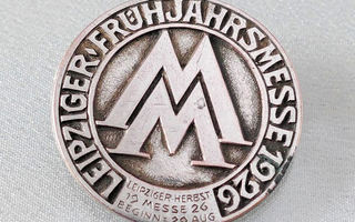 DDR, Leipziger Frühjahrsmesse 1926 Messujen rintamerkki