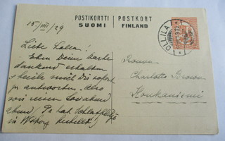 1929 Ollila saksankielinen ehiö Metsäpirttiin