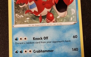 Pokemon kortti Crawdaunt 039/163