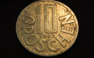 10 groschen 1952. Itävalta-Austria