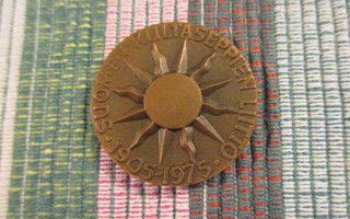 Suomen Kultaseppien Liitto 1905-1975 mitali.