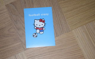 Postikortti Hello Kitty football crazy