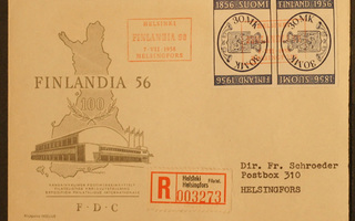 # 19126 # Finlandia 56 päikköpari FDC