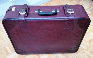 Ruskea VINTAGE-matkalaukku, 48x19x64 cm