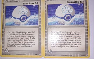 Trainer Team Aqua Ball - 75/95 - EX Team Magma vs Team Aqua