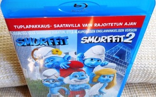 Smurffit & Smurffit 2 [2x Blu-ray] (2 elokuvaa)
