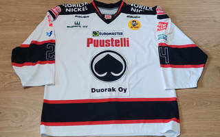 Porin Ässät game worn pelipaita #24 Ruotsalainen