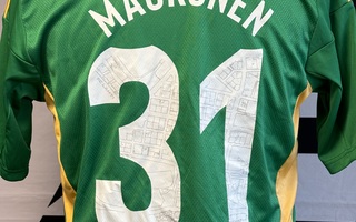 #31 Osku Maukonen vihreä Match worn -pelipaita